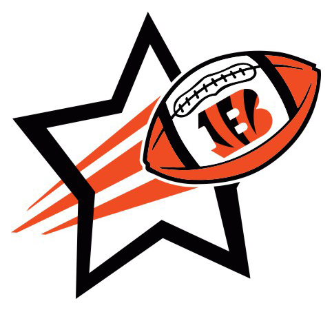 Cincinnati Bengals Football Goal Star logo iron on paper